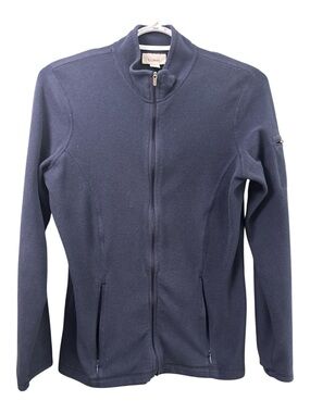 L.L. Bean Women’s  Full-Zip Fleece Jacket - Navy Blue Size XS